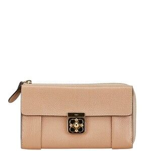 Chloe Elsie long wallet beige leather